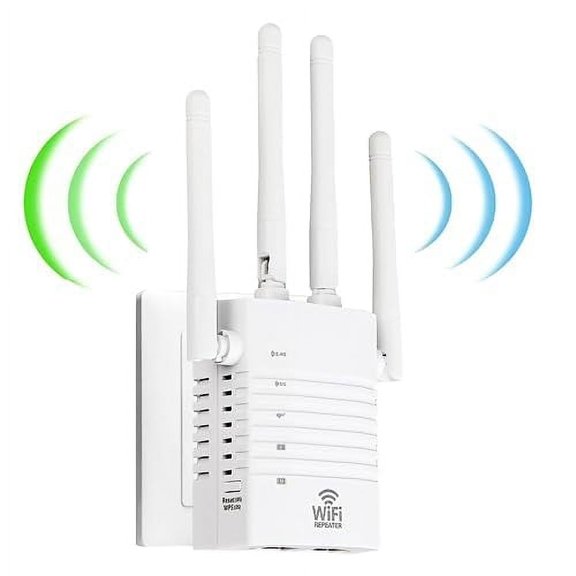 WiFi Range Extender Signal Booster up to 12880sq.ft and 105 Devices, WiFi Amplifier WiFi Range Extender, WiFi Extenders Signal Booster for Home, Internet Repeater with Ethernet Port