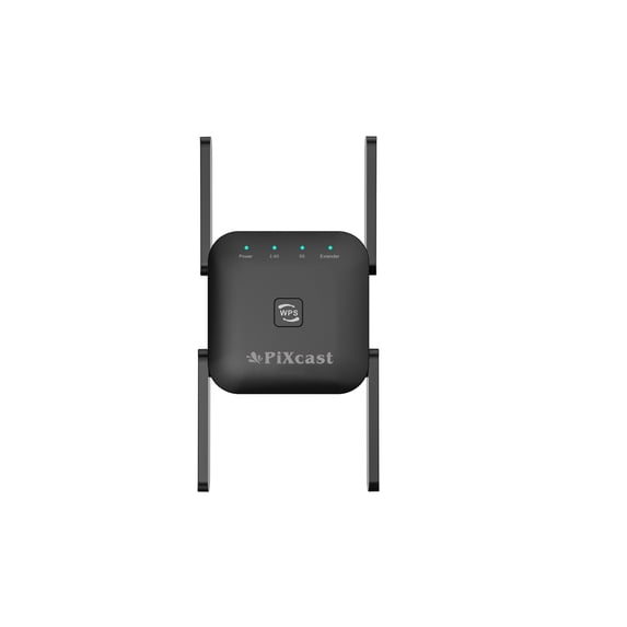 WiFi Range Extender, Up to 300Mbps WiFi Repeater for home, Full Coverage Wireless WiFi Booster and Signal Amplifier with 4 Antennas PIX-LINK (White)