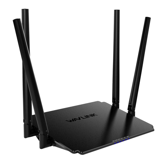 WiFi Router 1200Mbps, 5GHz+2.4GHz WiFi 5 Router 100Mbps WAN/LAN Repeater with Beamforming/WPS