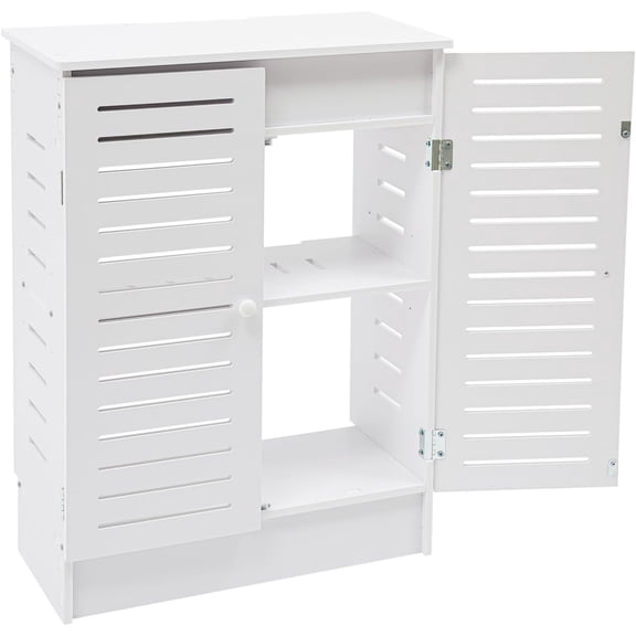 WiFi Router Storage Cabinet, PVC Floor Standing Router Storage Box Hider, Router Modem Cover, Power Strip Cable Management Hider Organizer for Home and Office