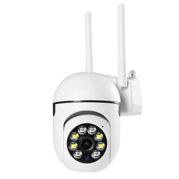 WiFi Security Camera With 360 Degree Rotation 1080P Resolution Night Vision And Remote Access High Definition Indoor Outdoor Wall Mountable Camera For Homes Courtyards Entrances