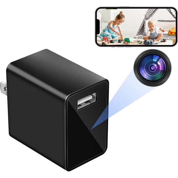 WiFi Security Camera - FHD 1080P Small Wireless Nanny Cam - Mini Baby Monitor - Local/Cloud Storage
