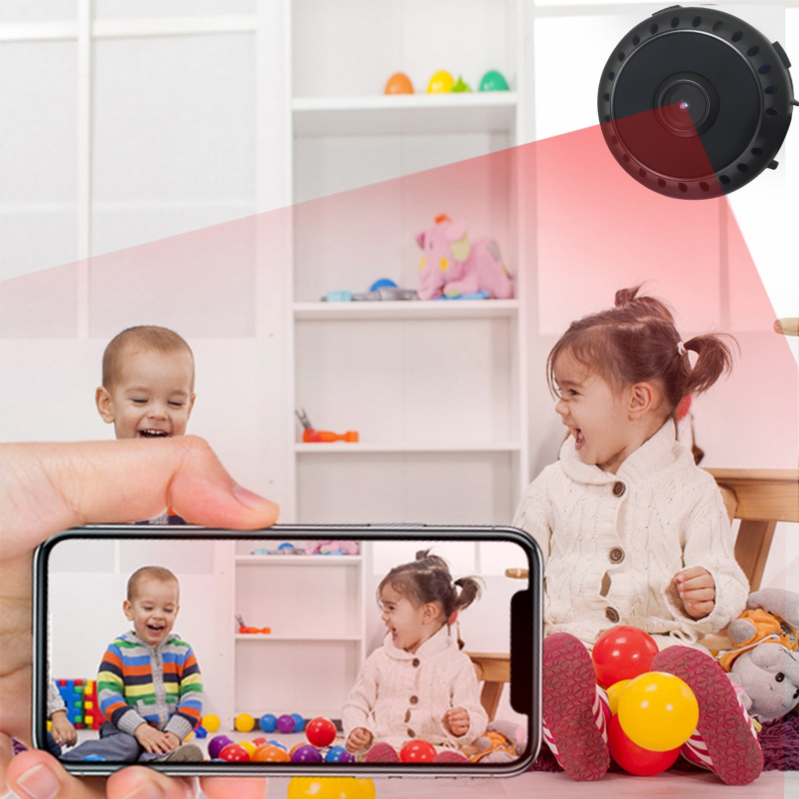 WiFi Security Camera Phone APP Indoor Surveillance Camera With Audio