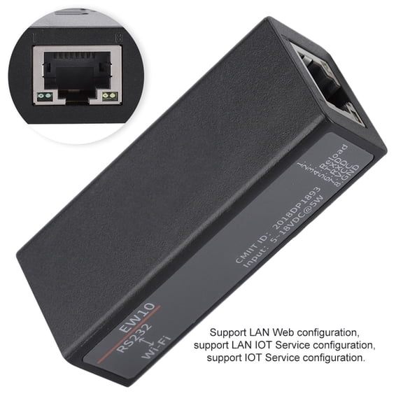 WiFi Serial Adapter, CLI Web,Based Configuration, Upgradeable Firmware Remote Management