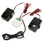 WiFi Smart Energy Monitor Single Phase Clamp Electricity Meter with 2 200ACT Current Transformer 90 250VAC