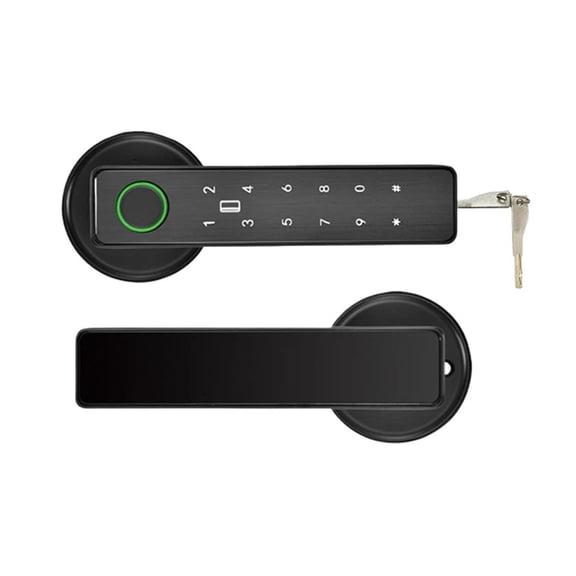 WiFi Smart Fingerprint Password RFID IC Card Deadbolt Lock for Indoor Wooden Metal Door ,Easy DIY Installation