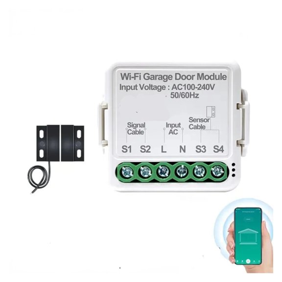 WiFi Smart Garage Door Switch Door Opening APP Controller Remote Control Closing ,Universal Remote Adapter