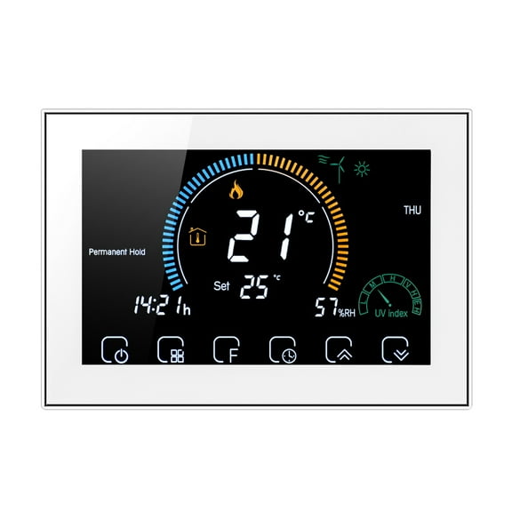 WiFi Smart Home Thermostat Temperature Controller For Water Heating Support Google Home Alexa Voice Control APP LCD Thermostat ,Easy to Operate