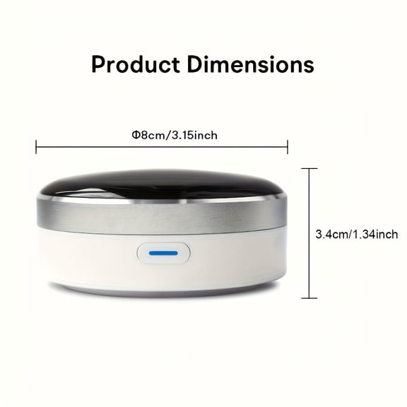 WiFi Smart IR Universal Remote Control Hub, App Voice Control Compatible with Tuya Smart Life Alexa, Controls TV AC Fan DVD Projector Household Devices