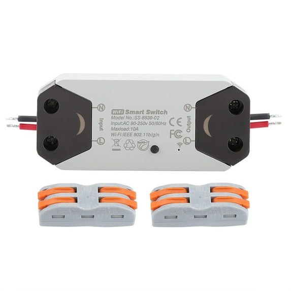 WiFi Smart Light Switch, White Smart Switch, For Light Fan