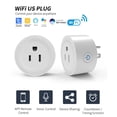 thumbnail image 1 of WiFi Smart Plug, App Remote Control & Voice Control Outlet with Timer Function, US Standard Smart Socket Adapter, 1 of 10