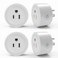 thumbnail image 1 of WiFi Smart Plug | Compatible with Alexa & Google Home | WiFi Outlet for Remote Control & Timer and Schedule Function | No Hub Required | Safety Certified (2Pack), 1 of 8