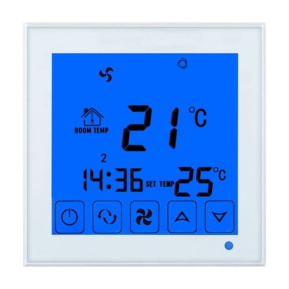 WiFi Smart Thermostat 2p 4p Central Air Conditioner Cooling Heating For Fan Coil Unit Room Temperature Controller ,Easy to Operate