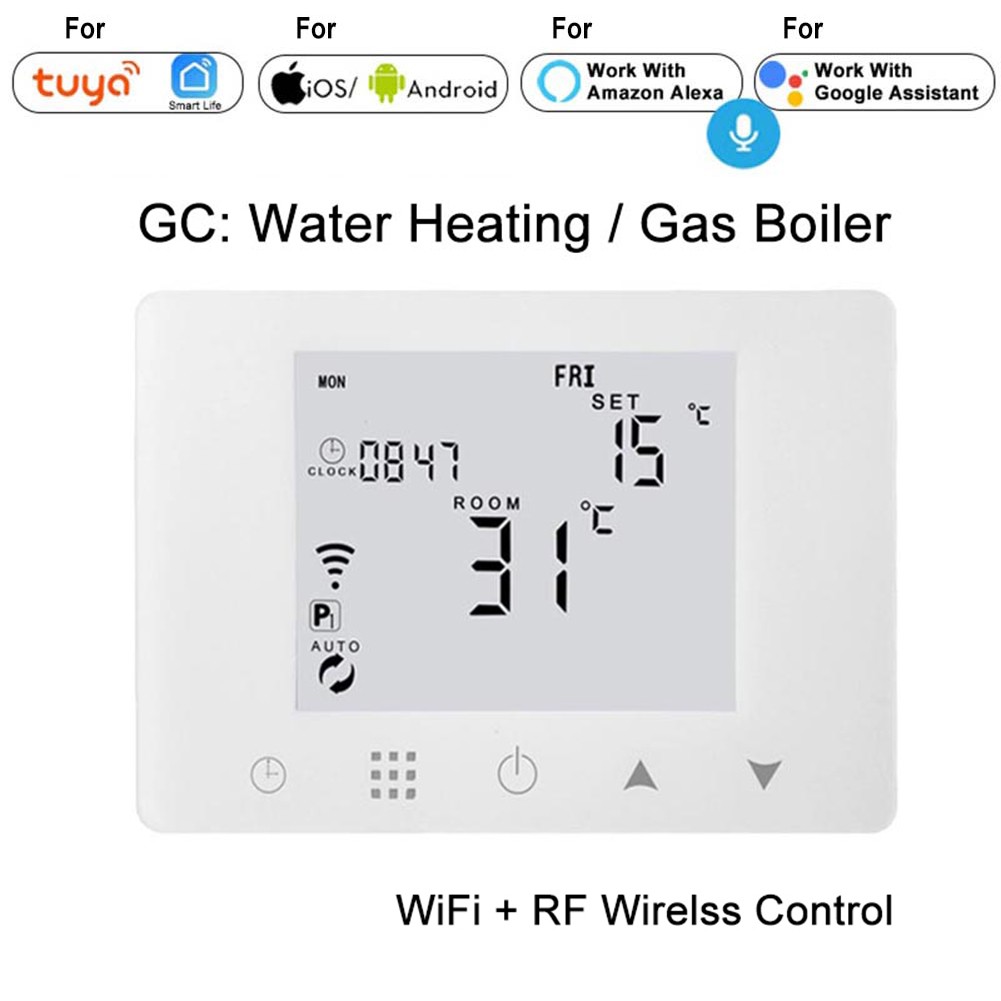 Wifi Smart Thermostat WallHung Gas Boiler Water Electric Heating
