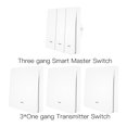 WiFi Smart Wall Light Switch RF433 Push Button Transmitter Smart life