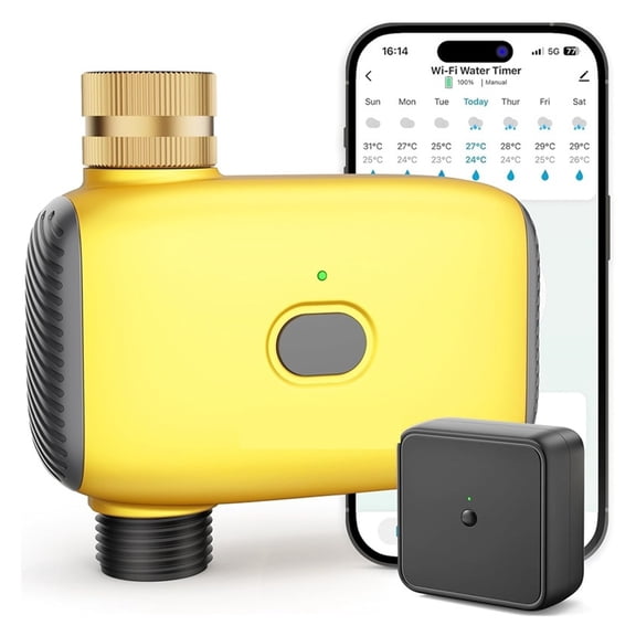 WiFi Sprinkler Timer, Garden Irrigation System Timer, Courtyard Outdoor Watering Automatic