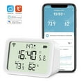 thumbnail image 1 of WiFi Thermometer Hygrometer Monitor, Indoor Temperature Humidity Sensor with Electronic Display, App Alert, Digital Remote Monitor, 1 of 7