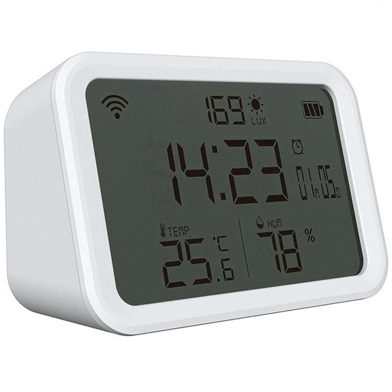 WiFi Thermometer Hygrometer Monitor: Digital Light Thermometer