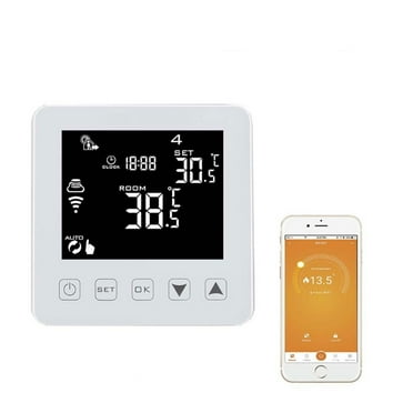 WiFi Thermostat Tuya Smart Air Conditioner Controller WiFi Temperature Controller Digital Thermostat For FanCoil ,Save Energy