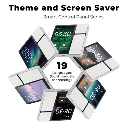 WiFi Tuya Smart Touch Screen 3.5 Inch Panel Scene Switch IR Remote Control Central Controller for Intelligent Scenes