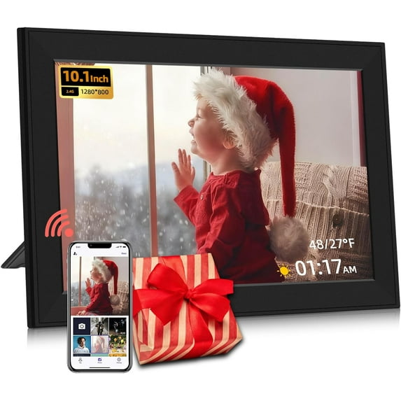 WiFi Uhale Digital Picture Frame,10.1 Inch Smart Photo Frame with1280 ...
