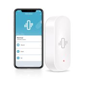 WiFi Vibration Sensor Smart Home Security Device with Real-Time Notifications Adjustable Sensitivity