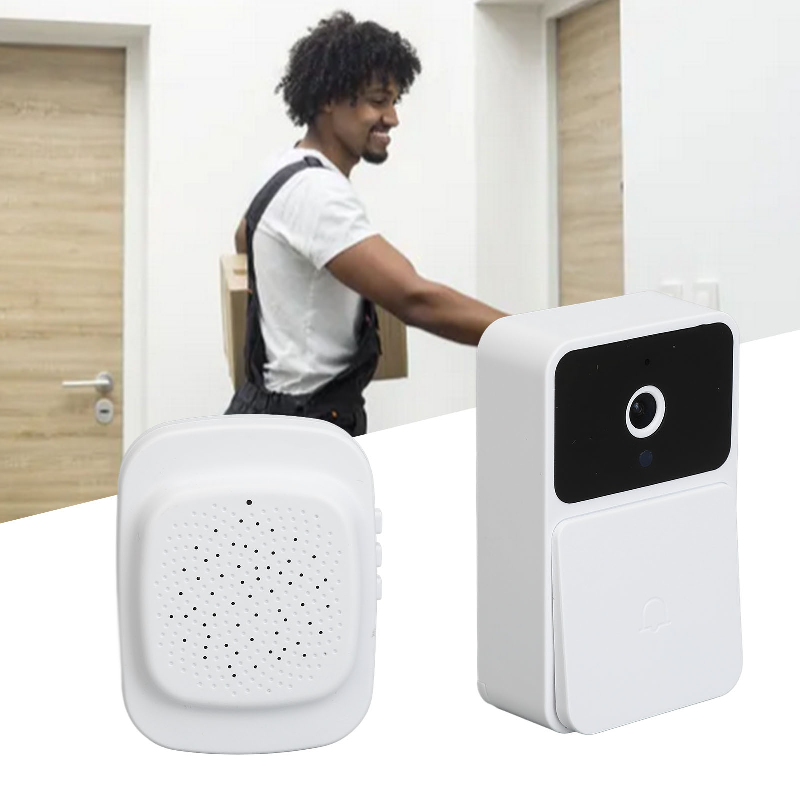 WiFi Visual Door Bell, Remote Monitoring Door Bell Photo Catch And