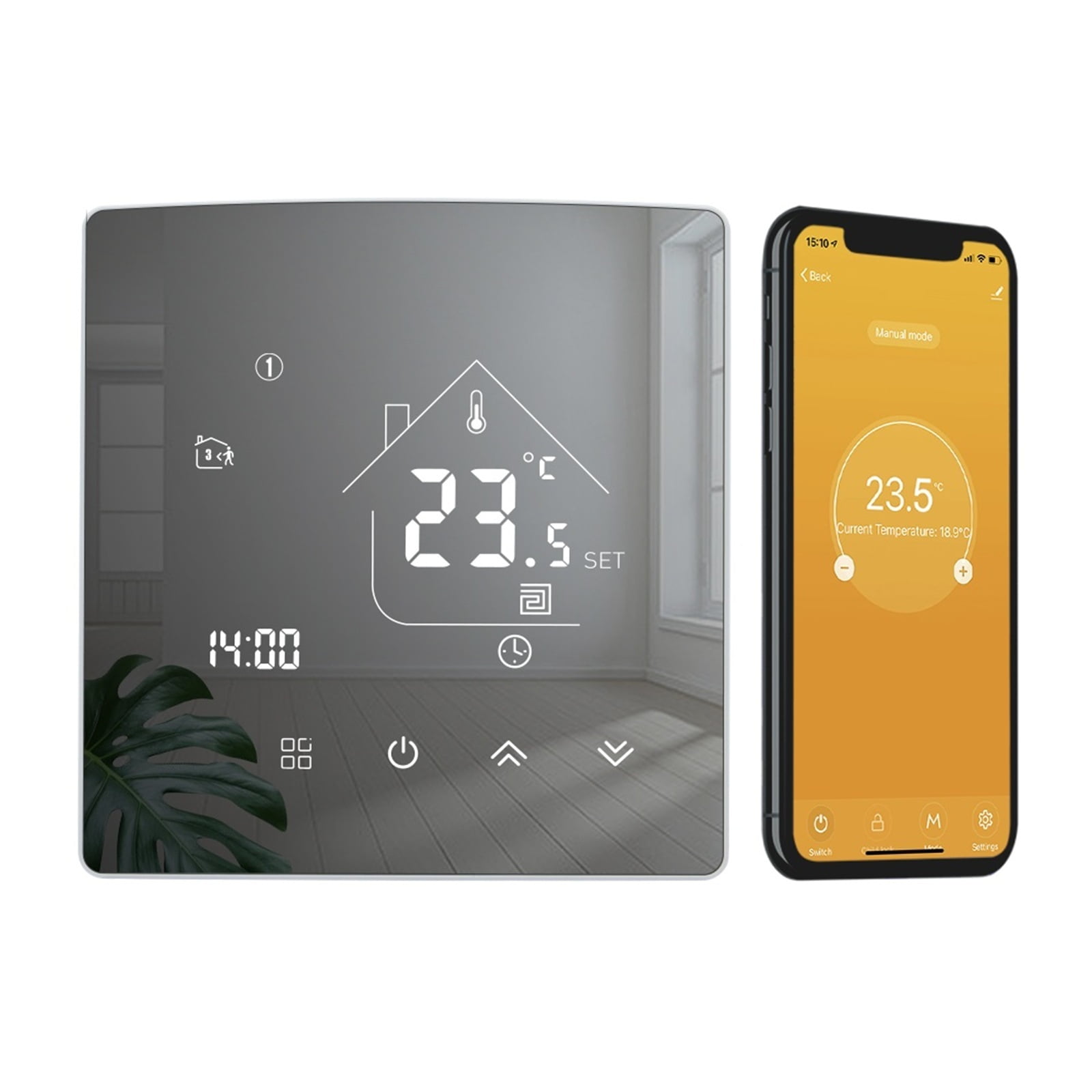 WiFi Water/Electric Warm Floor Heating Thermostat Gas Boiler Temperature Regulator