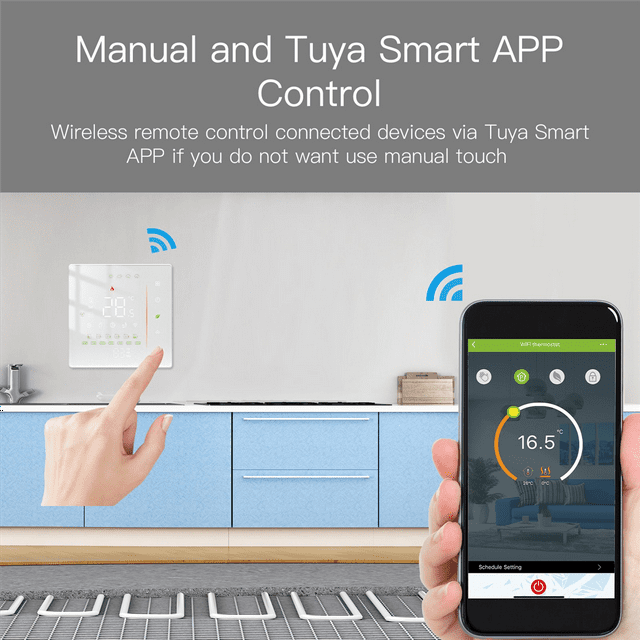 WiFi Water Heating Thermostat Water Boiler Temperature Control Tuya