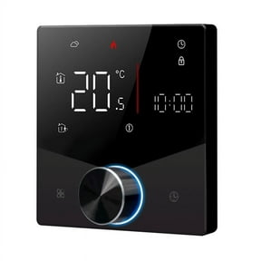 WiFi Water Heating Thermostat Water Boiler Temperature Control Tuya Smart APP Control for Alexa Google Voice-Black