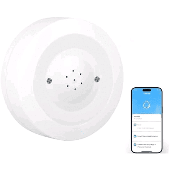 WiFi Water Leak Detector No Hub Required, Easy Installation Smart Sensor for Home, Basement, Kitchen, Bathroom Moisture Sensor, Wireless, IP55 80dB Alarm Flood Sensors$$Electronics Accessories