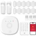 thumbnail image 1 of WiFi Wireless Home Security System - Smart Home & Business Alarm System, Expandable, Standalone Keypad, App Alerts, No Monthly Fee, Alexa Compatible, Door/Window Sensors & Motion Detectors & Remote, 1 of 5