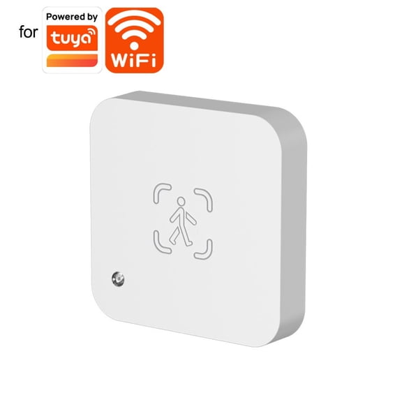 WiFi For ZIGBEE Human Light Sensor Wired Presence Detector 6M Range Real-Time Motion Alerts Continuous Monitoring Flexible Installation Precise Movement Sensing Smart Home Security(wifi)