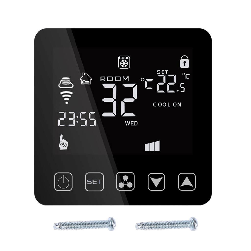 WiFi for Smart Thermostat for Central Air Conditioner Fan Coil Units Room Temperature Controller Cooling Heating Ventila