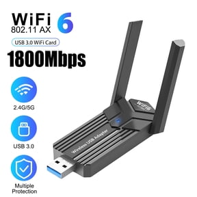 WiFi6E USB 3.0 WiFi Adapter for PC, TSV 1800Mbps Wireless USB WiFi Dongle Network Adapter for PC Laptop, Fits for Windows 11/10