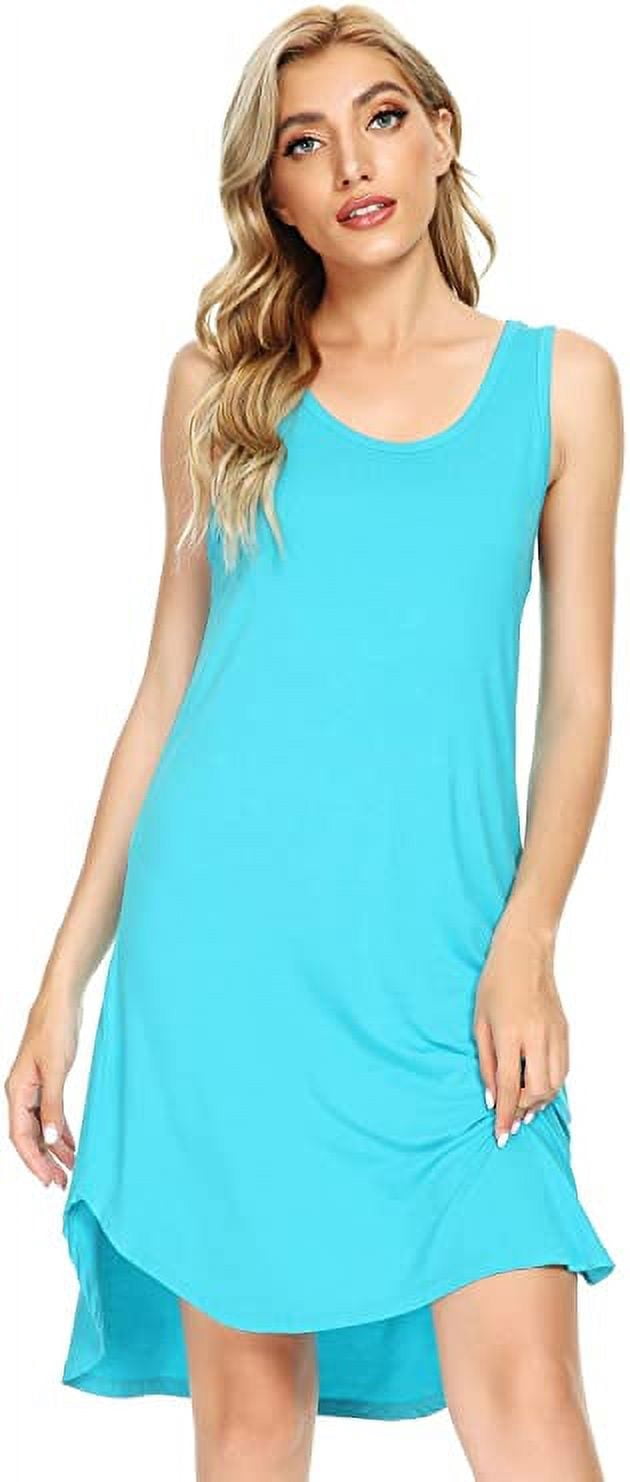 WiWi Women's Bamboo Nightgown - 3/4 Sleeve Sleep Shirt, Lightweight Pajamas, Plus Size S-4X - View #9
