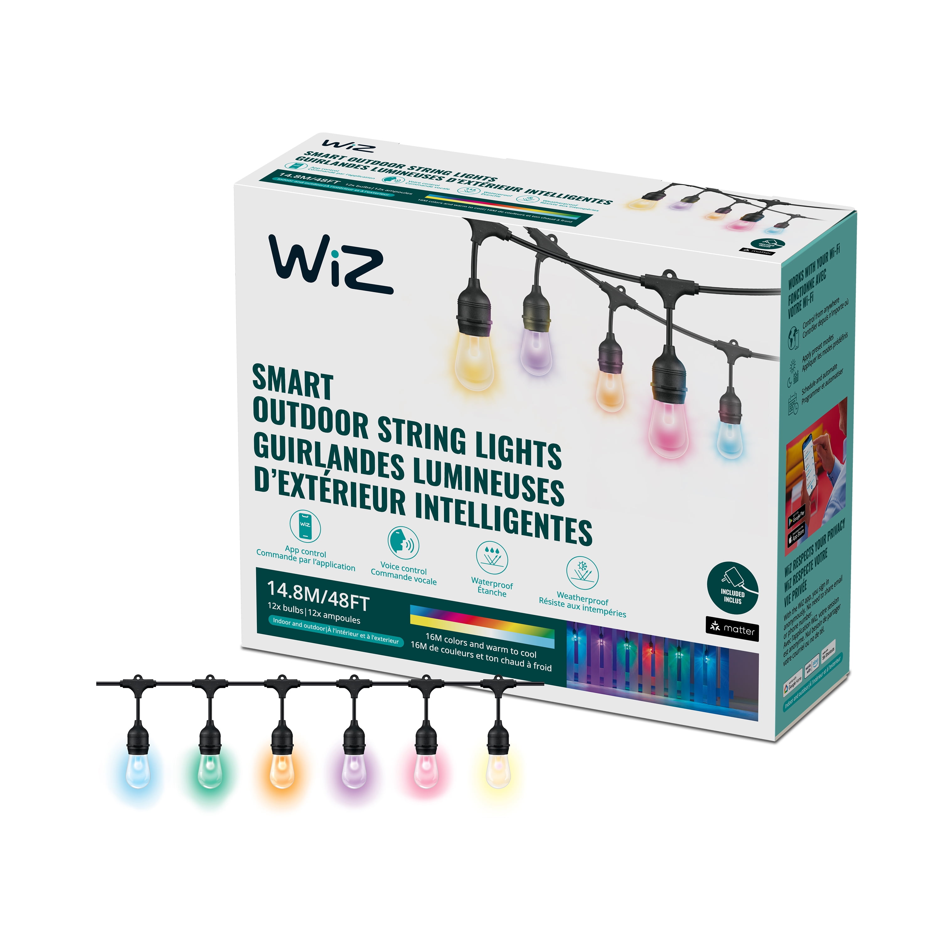 Wiz String Lights 48ft