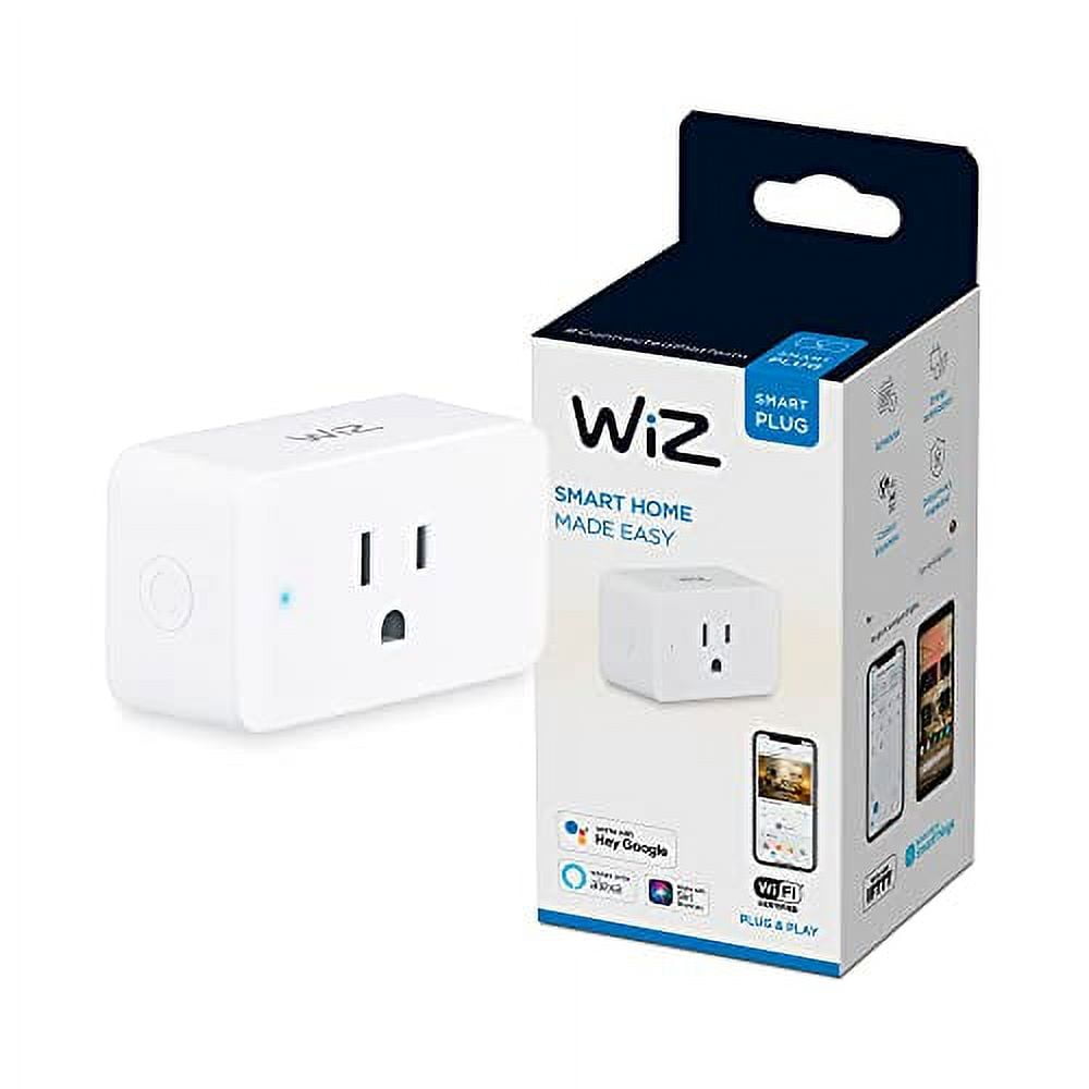 Wyze WLPP1CFH-1 Smart Home Plug, WiFi & Bluetooth Works with Alexa, Google Assistant, Ifttt, One-Pack, White