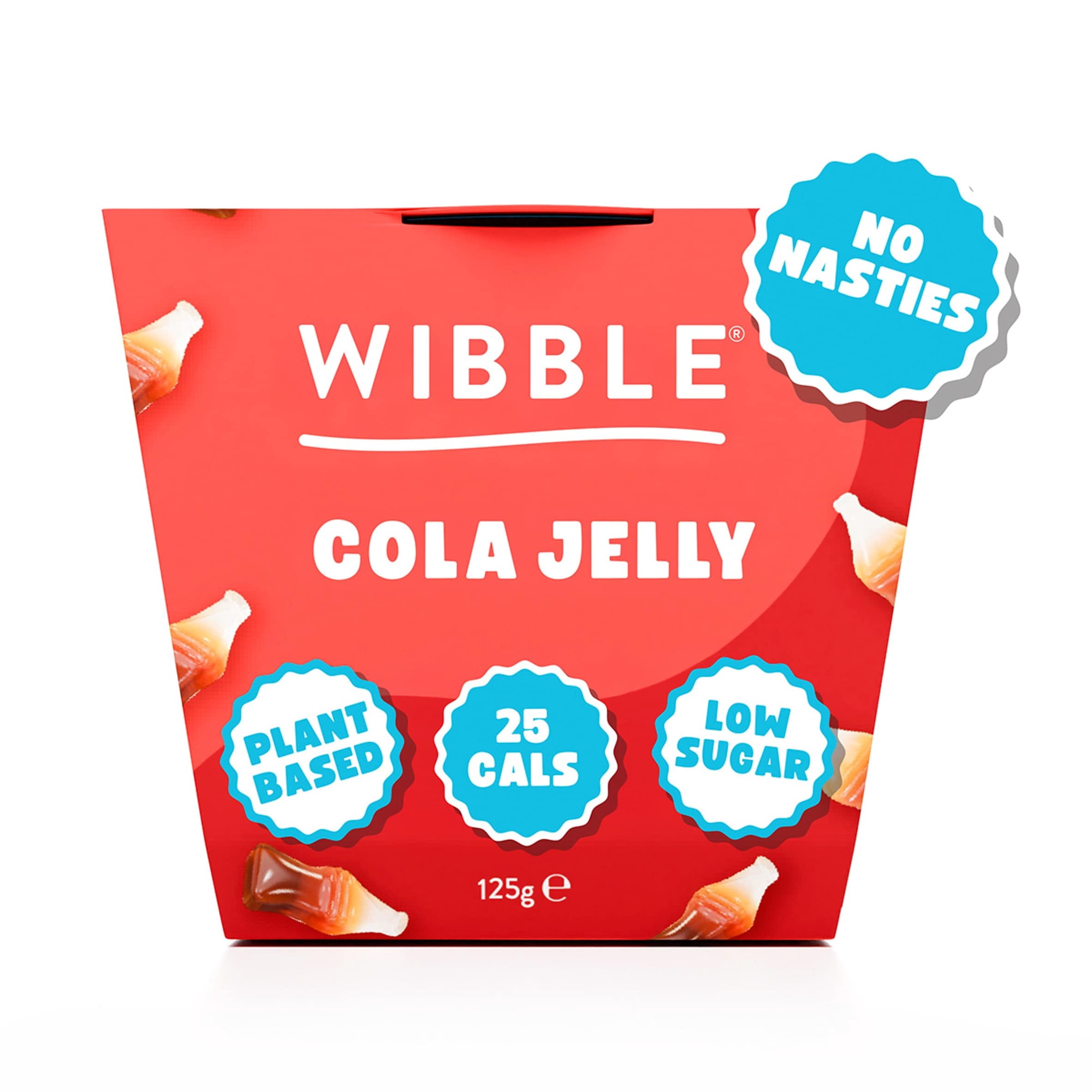 Wibble Cola Jelly Pot 125g, Imported from Britain
