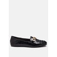 thumbnail image 1 of Wibele Croc Textured Metal Show Detail Loafers, 1 of 11