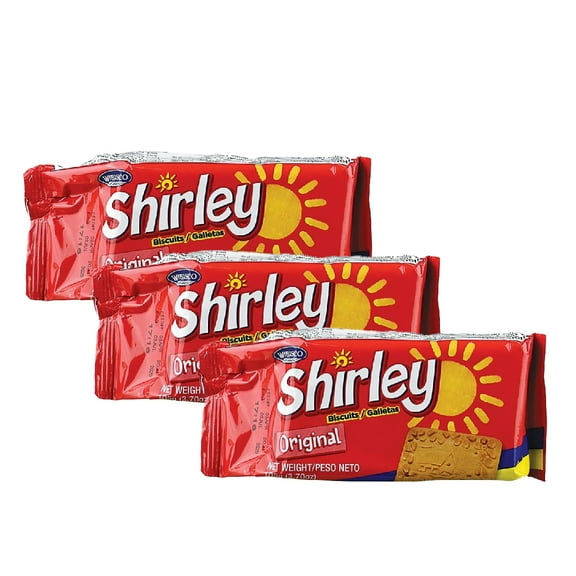 Wibisco Shirley Biscuits Original (3 Packs of 3.7oz Each)