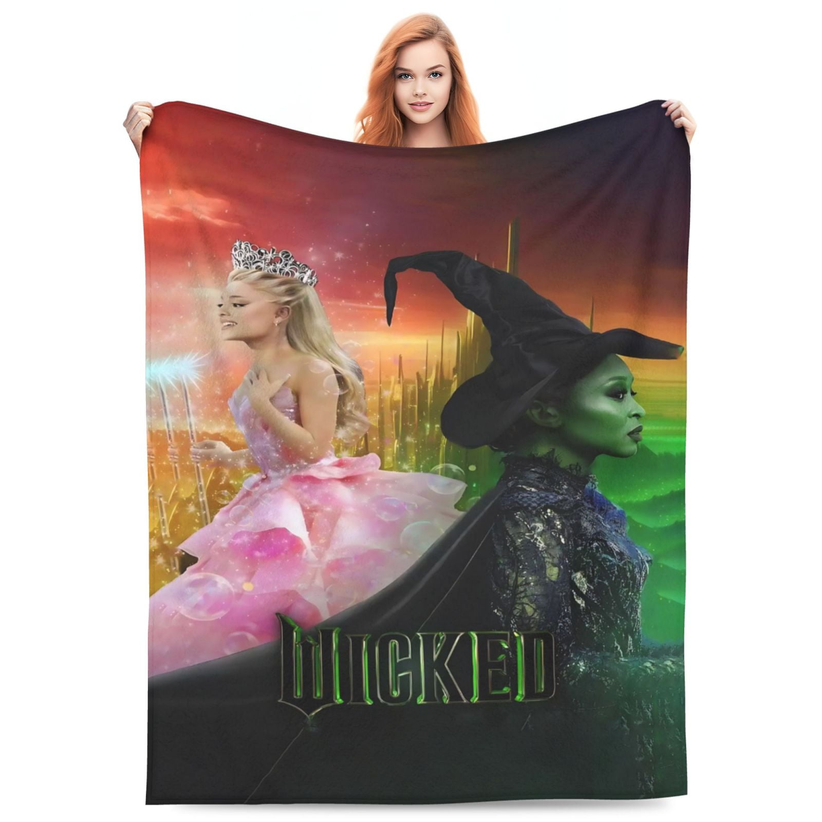 Wic-Ke Blanket Soft Cozy Fleece Plush Throw Blanket All Season