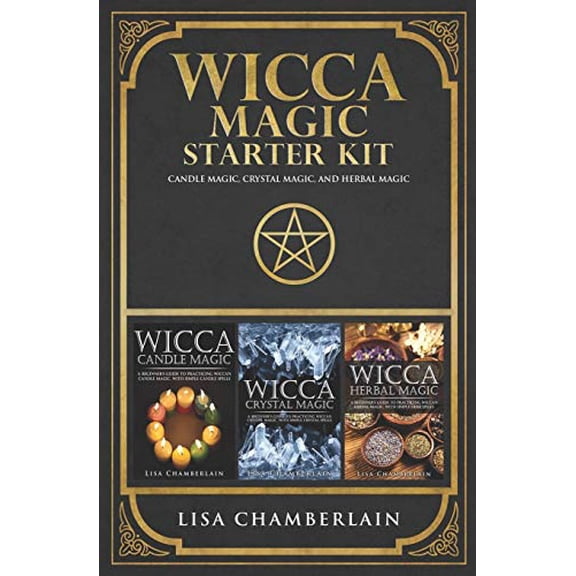 Pre-Owned Wicca Magic Starter Kit: Candle Magic, Crystal Magic, and Herbal Magic (Paperback)