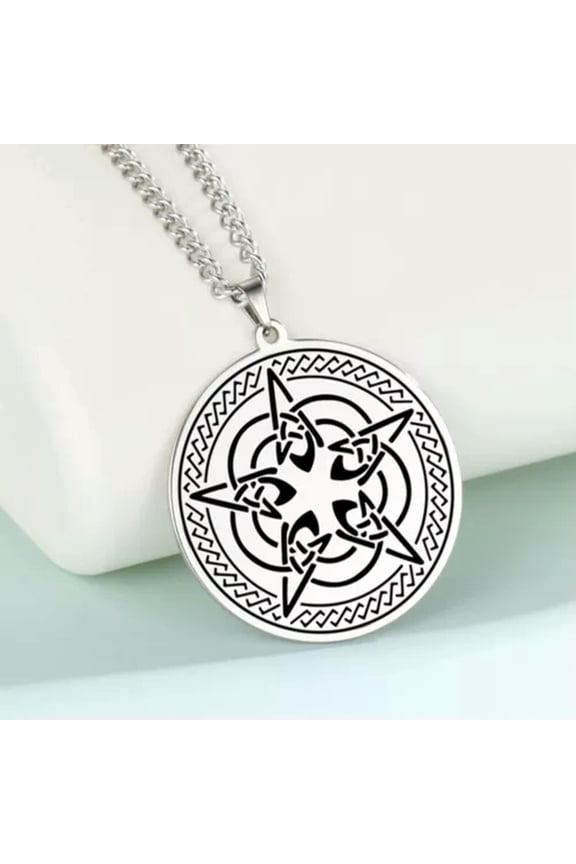 Wiccan Pentagram Necklace Irish Knot Pentacles Protection Amulet Religious Gift
