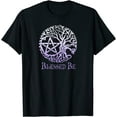 thumbnail image 1 of Wiccan and Pagan T-Shirts, Tree of Life Pentacle, Blessed Be, 1 of 4