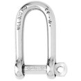 thumbnail image 1 of Wichard Marine 01212 5 mm Dia. - 0.187 in. Self-Locking Long D Shackle, 1 of 2