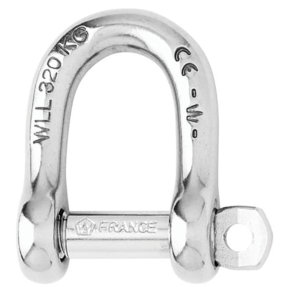 Wichard Self-Locking D Shackle - 12mm Diameter - 15/32" [1206W]