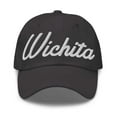 thumbnail image 1 of Wichita Baseball Cap Wichita Dad Hat Bold Script Wisconsin WI Hat Embroidered Souvenir Gift Dark Grey, 1 of 2