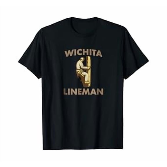 Wichita Lineman LyricLyfe Music Quote T-Shirt