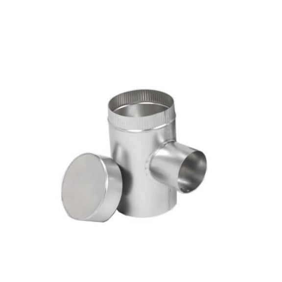 Wichita Sheet Metal Supply Inc 5.5 Inch Selkirk Flexi-liner Wye With 3 Inch Leg Aluminum